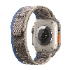 Apple Watch Ultra GPS + Cellular, 49 мм, корпус из титана, ремешок Trail синего/серого цвета, размер M/L
